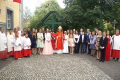 Firmung 11.09.2022 der Katholischen Kirchgemeinde St. Elisabeth Arnstadt mit 21 Firmlingen aus den Kirchorten Arnstadt und Ilmenau in der Himmelfahrtskirche Arnstadt, durch Bischof Dr. Ulrich Neymeyr. Foto: Andreas Abendroth